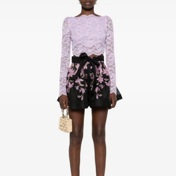 Zimmermann Dawning Beaded Tucked Shorts - Picture 2 of 9